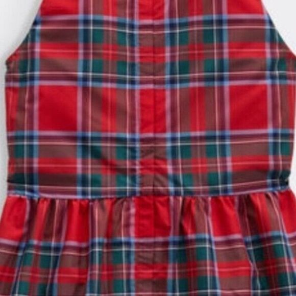 Vineyard Vines Girls' Nantucket Tartan Taffeta Dress (Size 16) - Picture 6 of 14
